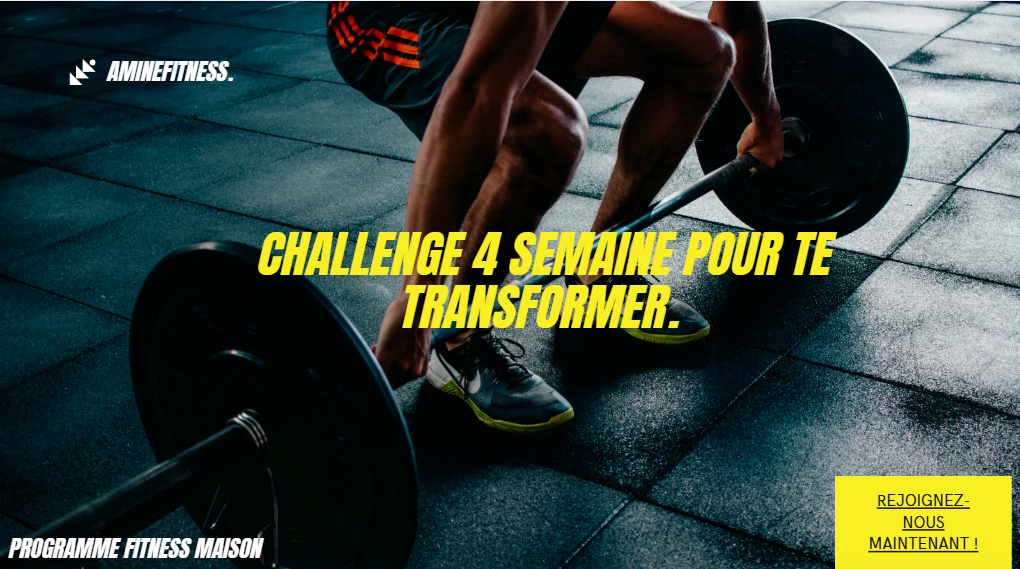 E-book "4 semaine pour se transformer à la maison"