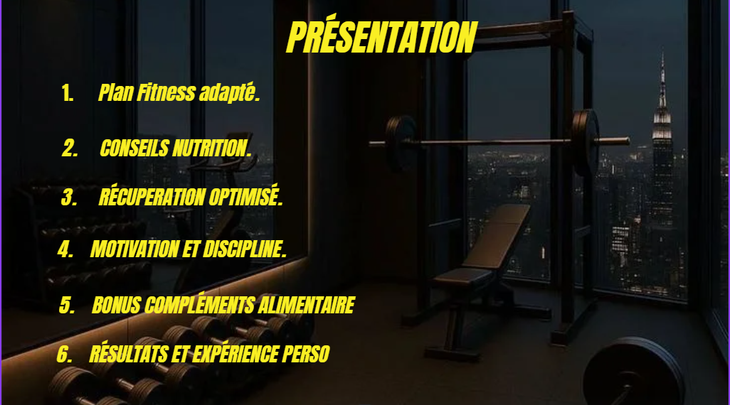 E-book "4 semaine pour se transformer à la maison"